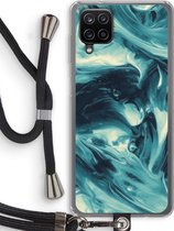 Case Company® - Samsung Galaxy A12 hoesje met Koord - Dreaming About Whales - Telefoonhoesje met Zwart Koord - Bescherming aan alle Kanten en Over de Schermrand