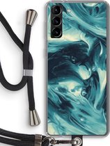 Case Company® - Samsung Galaxy S21 Plus hoesje met Koord - Dreaming About Whales - Telefoonhoesje met Zwart Koord - Bescherming aan alle Kanten en Over de Schermrand