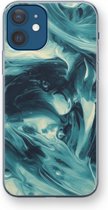 Case Company® - iPhone 12 mini hoesje - Dreaming About Whales - Soft Cover Telefoonhoesje - Bescherming aan alle Kanten en Schermrand