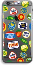 Case Company® - iPhone 6 / 6S hoesje - Fruitsticker - Soft Cover Telefoonhoesje - Bescherming aan alle Kanten en Schermrand