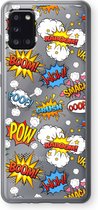 Case Company® - Samsung Galaxy A31 hoesje - Pow Smack - Soft Cover Telefoonhoesje - Bescherming aan alle Kanten en Schermrand