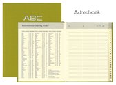 Brepols - Adresboek - Deskphone - 'Nature' - Lime - 17.6 x 22.6 cm