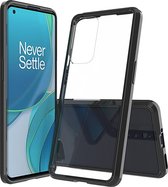 Mobigear Hoesje geschikt voor OnePlus 9 Pro Telefoonhoesje Hardcase | Mobigear Crystal Backcover | 9 Pro Case | Back Cover - Zwart