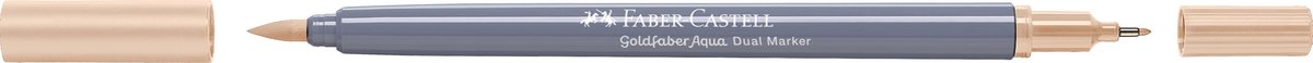 Faber-Castell - Duo aquarel marker - Goldfaber - zand 281 - brush / 0,6mm - FC-164681