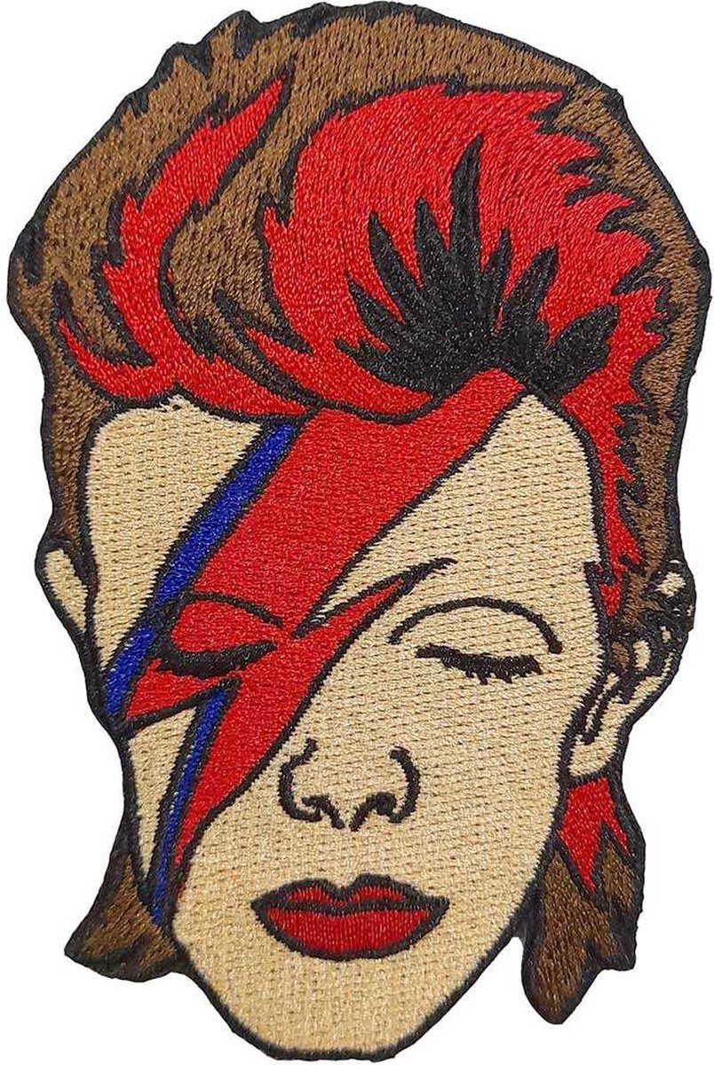 David Bowie - Ziggy Face Patch - Multicolours