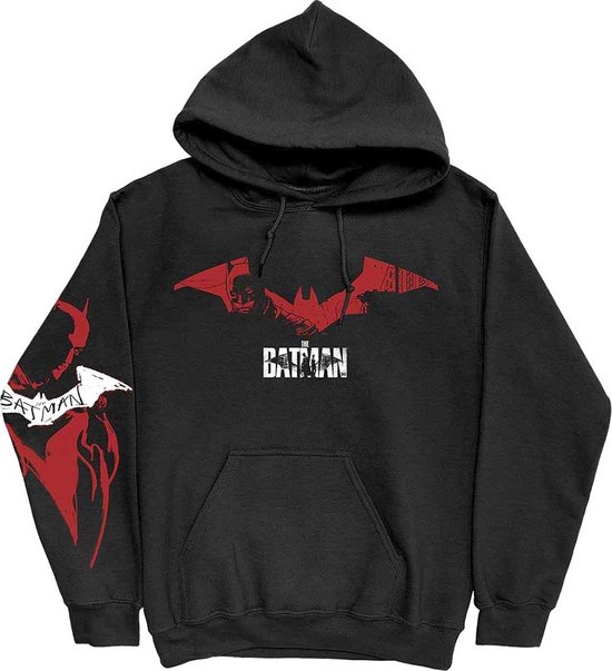 DC Comics Batman - The Batman Logo Sketch Hoodie/trui - XL - Zwart