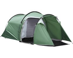 Outsunny tunneltent - voor 2-3 Personen - waterdicht - met zijdeur