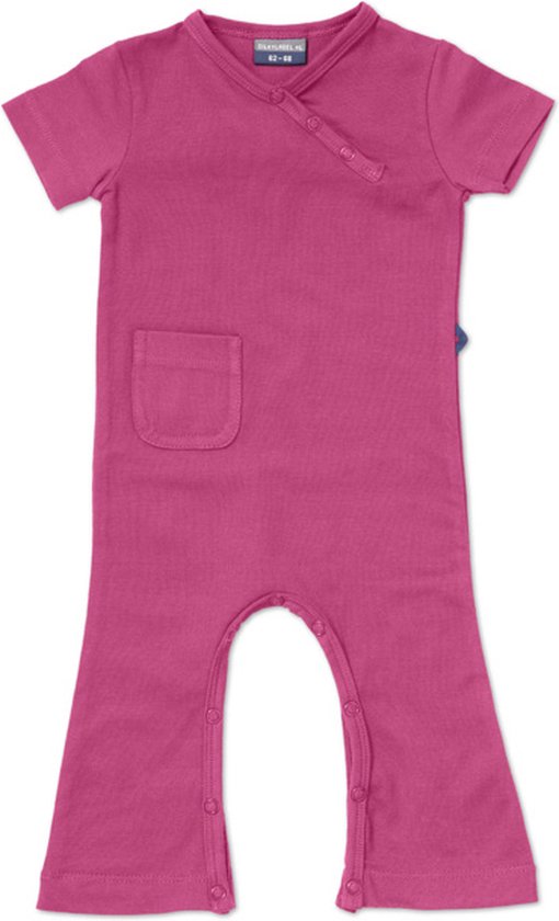 Silky Label jumpsuit supreme pink - korte mouw - maat 62/68 - roze