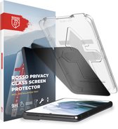 Rosso Privacy Screen Protector Geschikt voor de Samsung Galaxy S21 Plus - 9H Gehard Glas - Met Installatietray - Case Friendly Tempered Glass - Anti Spy - Eenvoudige Installatie