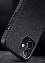 ESR Metro Premium - Housse iPhone 12 Mini - Coque arrière antichoc - Coque arrière en cuir PU - Zwart
