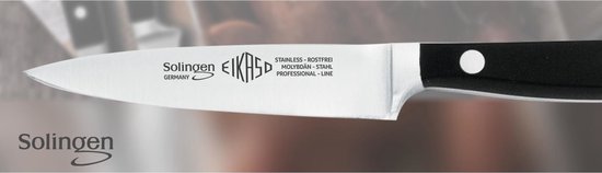 Couteau d'office Eikaso Solingen - Point central - Lame 12 cm - Stijf - Gastro