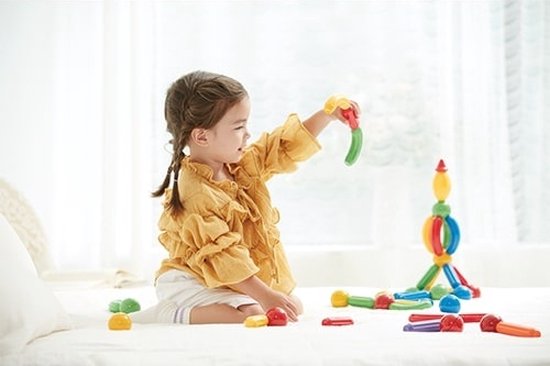 Stick-O Basic Set - Magnetisch Bouwspeelgoed - 20-delig - Montessori Speelgoed - vanaf 18 maanden