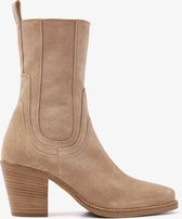 VIA VAI Anika Chase Enkellaarsjes dames - Beige - Maat 37
