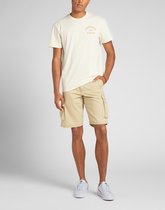 LEE SMALL LEGENDARY TEE ECRU MENS T-SHIRTS XXL