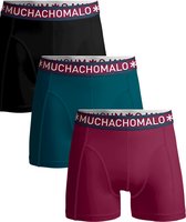 Muchachomalo-3-pack onderbroeken voor mannen-Elastisch Katoen-Boxershorts - Maat M