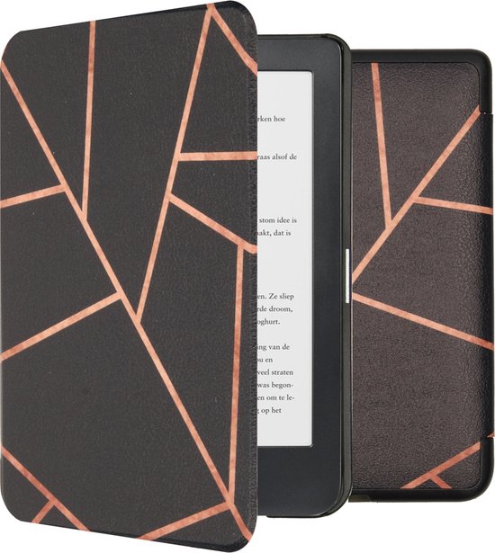 Hoesje geschikt voor Kobo Clara HD E-reader - iMoshion Design Slim Hard Case Bookcase - Black Graphic
