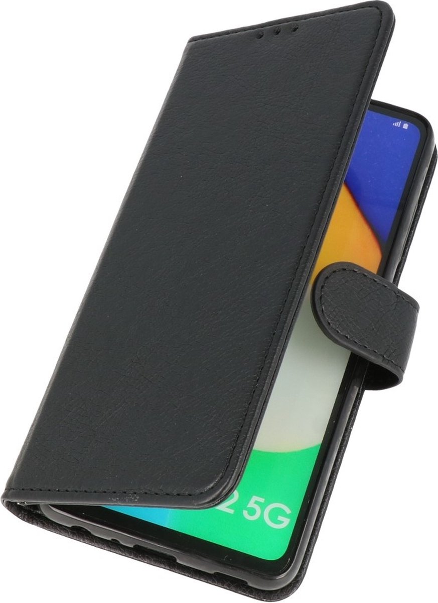 MP Case book case style Samsung Galaxy A13 (5G) / A04s wallet case - zwart