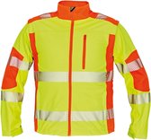 CRV Latton Signalisatie Softshell Jas 03010381 - Fluo Geel/Oranje - 2XL