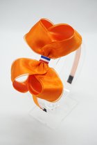 Haarstrik Koningsdag - Haarband - Extra groot - Oranje - NLvlag - Bows and Flowers