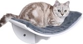 Paws and Claws - Cat Shelf – Hangmat Kat – Kattenplank - Kattenbed - Wasbaar – Wandmontage – MDF - Wit