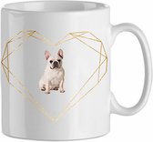 Mok franse bulldog 1.2| Hond| Hondenliefhebber | Cadeau| Cadeau voor hem| cadeau voor haar | Beker 31 CL