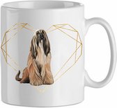 Mok Afgan hound 3.1| Hond| Hondenliefhebber | Cadeau| Cadeau voor hem| cadeau voor haar | Beker 31 CL