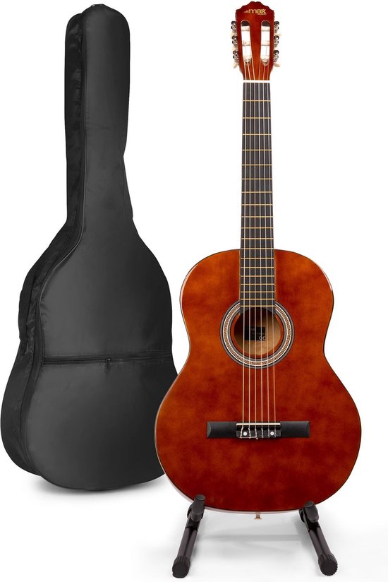 Akoestische gitaar voor beginners - MAX SoloArt klassieke gitaar / Spaanse  gitaar met... | bol.com