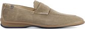 Floris van Bommel Instapper Heren - Instapschoenen / Herenschoenen - Suède   - SFM-40004 - Beige - Maat 43.5