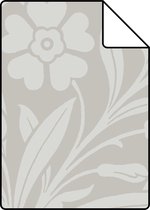 Proefstaal Origin Wallcoverings behang bloemen grijs - 346636 - 26,5 x 21 cm