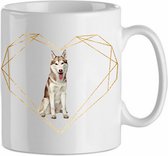 Mok Siberian Husky 2.3| Hond| Hondenliefhebber | Cadeau| Cadeau voor hem| cadeau voor haar | Beker 31 CL