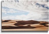 Walljar - Cloudy Desert - Muurdecoratie - Plexiglas schilderij