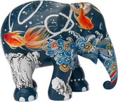 Elephant Parade - Kingyo - Handgemaakt Olifanten Beeldje - 15cm