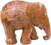 Elephant Parade - In the Woods Golden Oak - Handgemaakt Olifanten Beeldje - 15cm