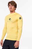 Rip Curl - UV-rashguard voor heren - Corps - Lange mouw - Geel - maat XL