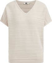 WE Fashion Dames trui met ribstructuur