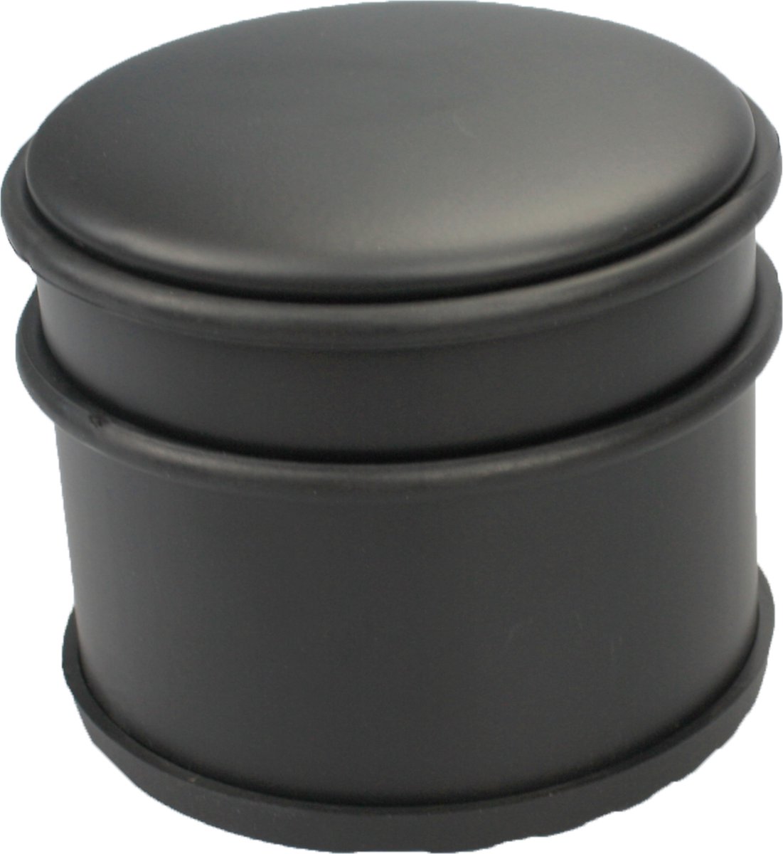 GS deurstopper zwart 1,1kg - Voor binnen en buiten - Deurbuffer Ø9 x 8 cm