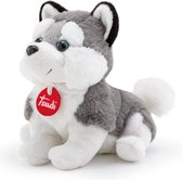 Trudi - Puppy Husky (S-TUDE7000) - Pluche knuffel - Ca. 18 cm (Maat S) - Geschikt voor jongens en meisjes - Grijs/Wit