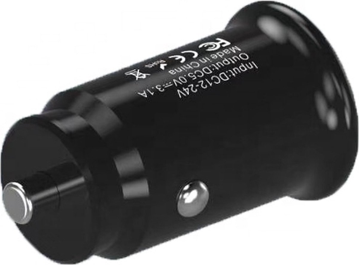 DutchOne Autolader 2 USB-poorten 2.4A – compact & universeel thumbnail 2