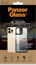 PanzerGlass Hoesje Geschikt voor iPhone 13 Pro Max - PanzerGlass SilverBullet ClearCase - Zwart