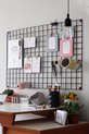 foto van Pochon Home - Wandrek Industrieel - Metaal - Zwart - 50x70