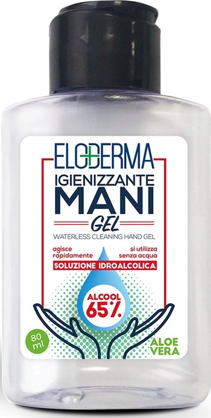 Eloderma - Waterless Cleaning Hand Gel Antibacterial Hand Gel 80Ml | bol