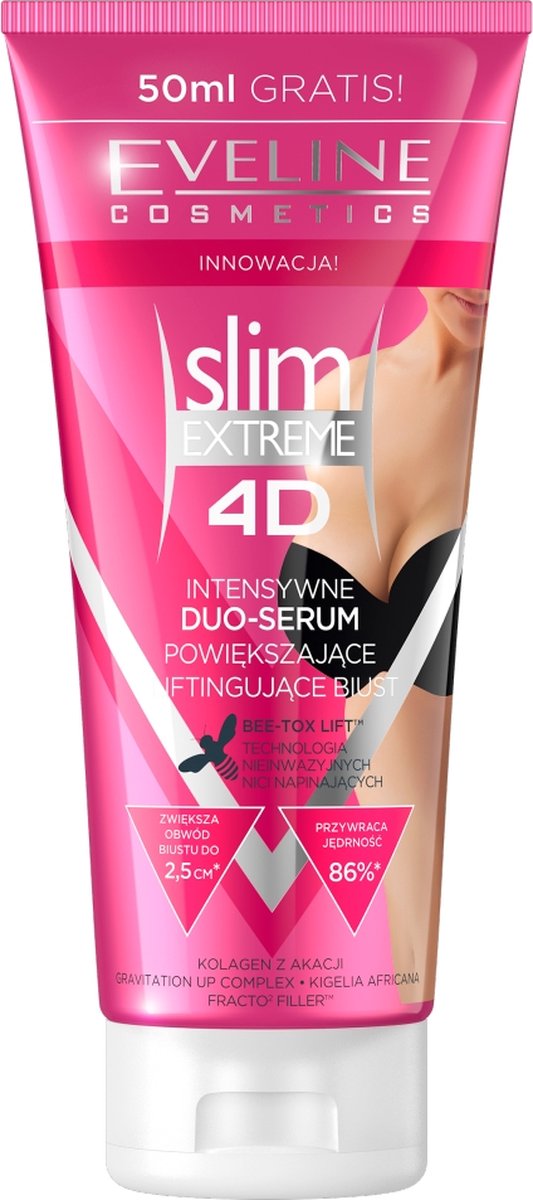 Eveline Cosmetics Slim Extreme 4D Mezo Push Up Bust Serum 200ml.