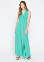 LOLALIZA Maxi-jurk - Groen - Maat 46