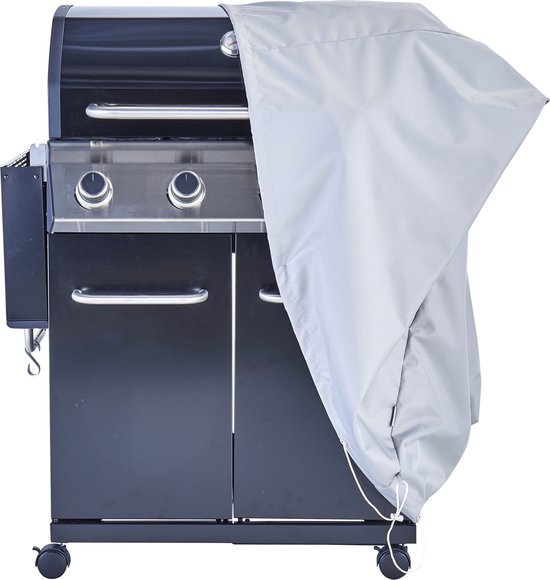 Housse pour barbecue - 140 x 110 cm - Noir - Barbecue et plancha - Mobilier  de jardin - Jardin et Plein air