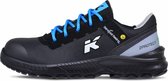 HKS Barefoot Feeling BFS 40 S3 werkschoenen - veiligheidsschoenen - safety shoes - laag - heren - composiet - metaalvrij - antislip - ESD - lichtgewicht - Vegan - zwart/grijs/blauw maat 39