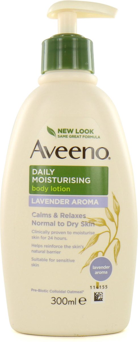 Aveeno Daily Moisturising Lavender Aroma Body Lotion - 300 ml (voor normale tot droge huid)