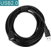 Câble d'extension USB 3.0 - Zwart - Câble d'extension de 5 mètres - Compatible PC portable