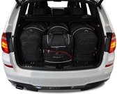 BMW X3 2010-2017 4-delig Reistassen Op Maat Auto Interieur Organizer Kofferbak Accessoires