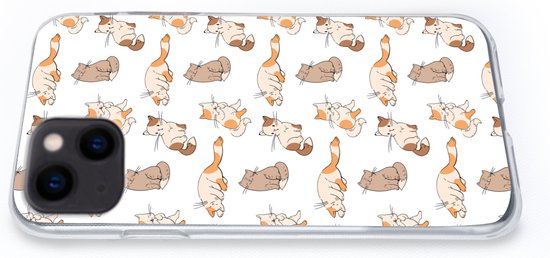 Coque iPhone 13 - Motif - Chat - Chaton - Coque de téléphone en Siliconen -