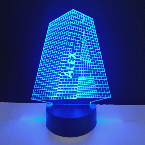 3D LED Lamp - Letter Met Naam - Alex